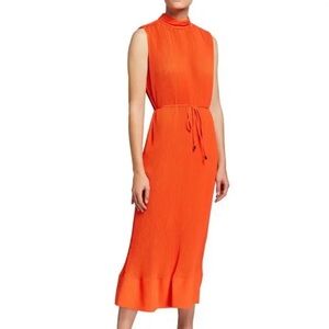 NWT MILLY Melina Long Pleated. Cocktail Party dress